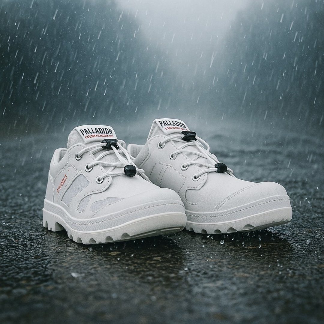 PALLADIUM PAMPA LT+ LO XPLR WP+ 防水低筒靴 冰河灰 74474 - 雨鞋/雨靴 - 其他材质 