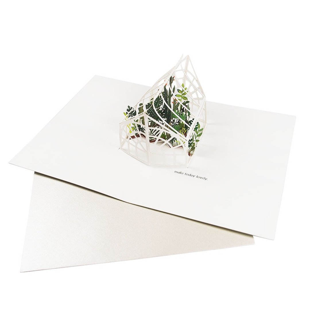 温室栽植【Up With Paper Luxe-立体卡片 多用途】 - 卡片/明信片 - 纸 多色