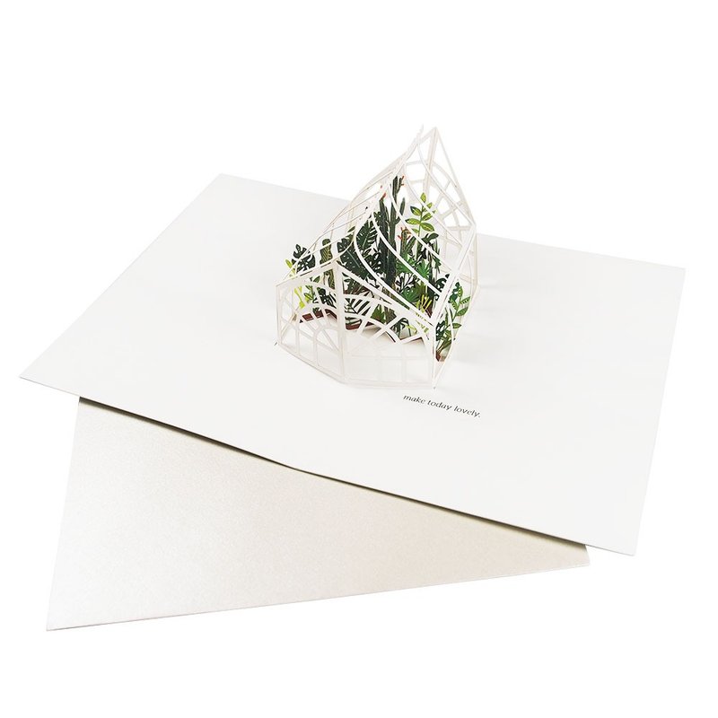 温室栽植【Up With Paper Luxe-立体卡片 多用途】 - 卡片/明信片 - 纸 多色