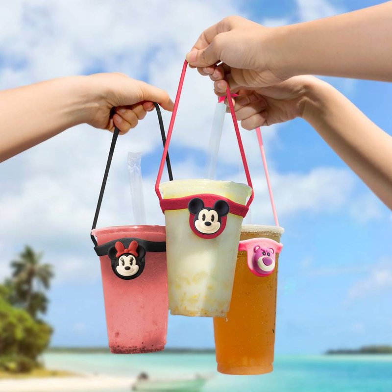 Bone / Cup Tie 环保杯绑 饮料提袋 - 迪士尼 - 随行杯提袋/水壶袋 - 硅胶 多色