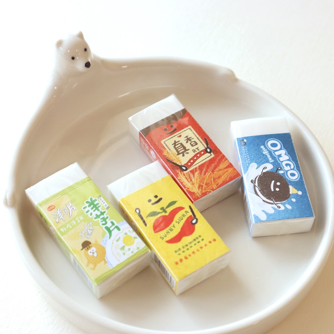 哩哩扣扣 / 橡皮擦 (4 图) SER-25 - 铅笔/自动铅笔 - 其他材质 