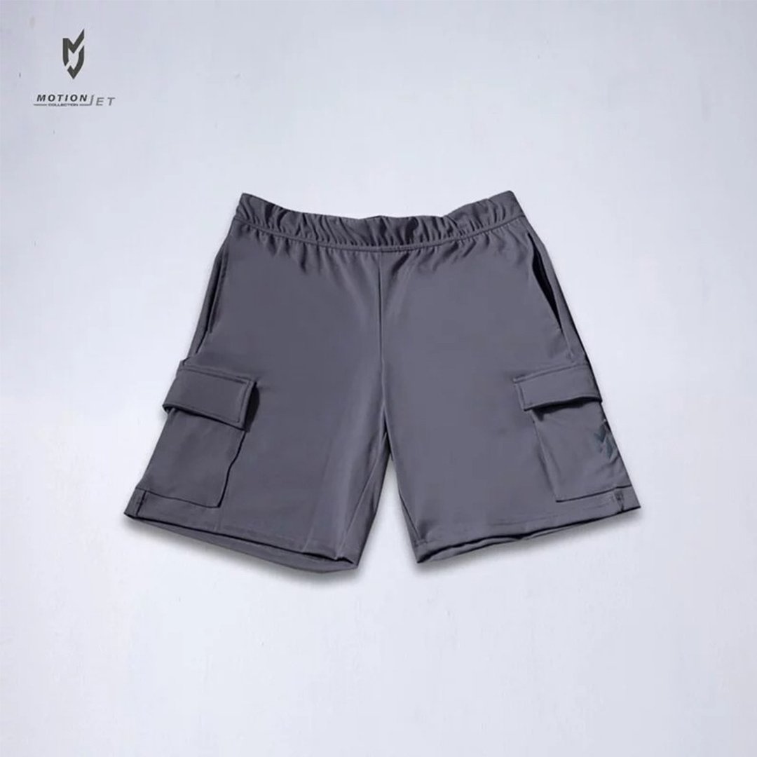 MJP002-MJ 男版机能运动短裤 (泥灰) S-2XL - 男装运动裤 - 其他材质 