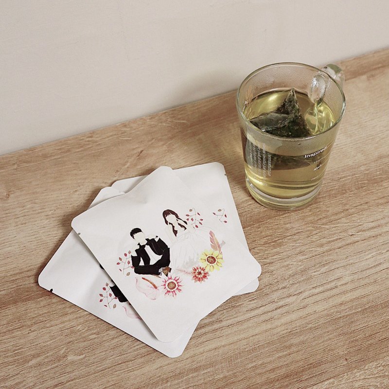 定制 似颜绘 | 艺术字 定制化 订制茶包 8入 包种绿茶 蜜香红茶 - 茶 - 其他材质 