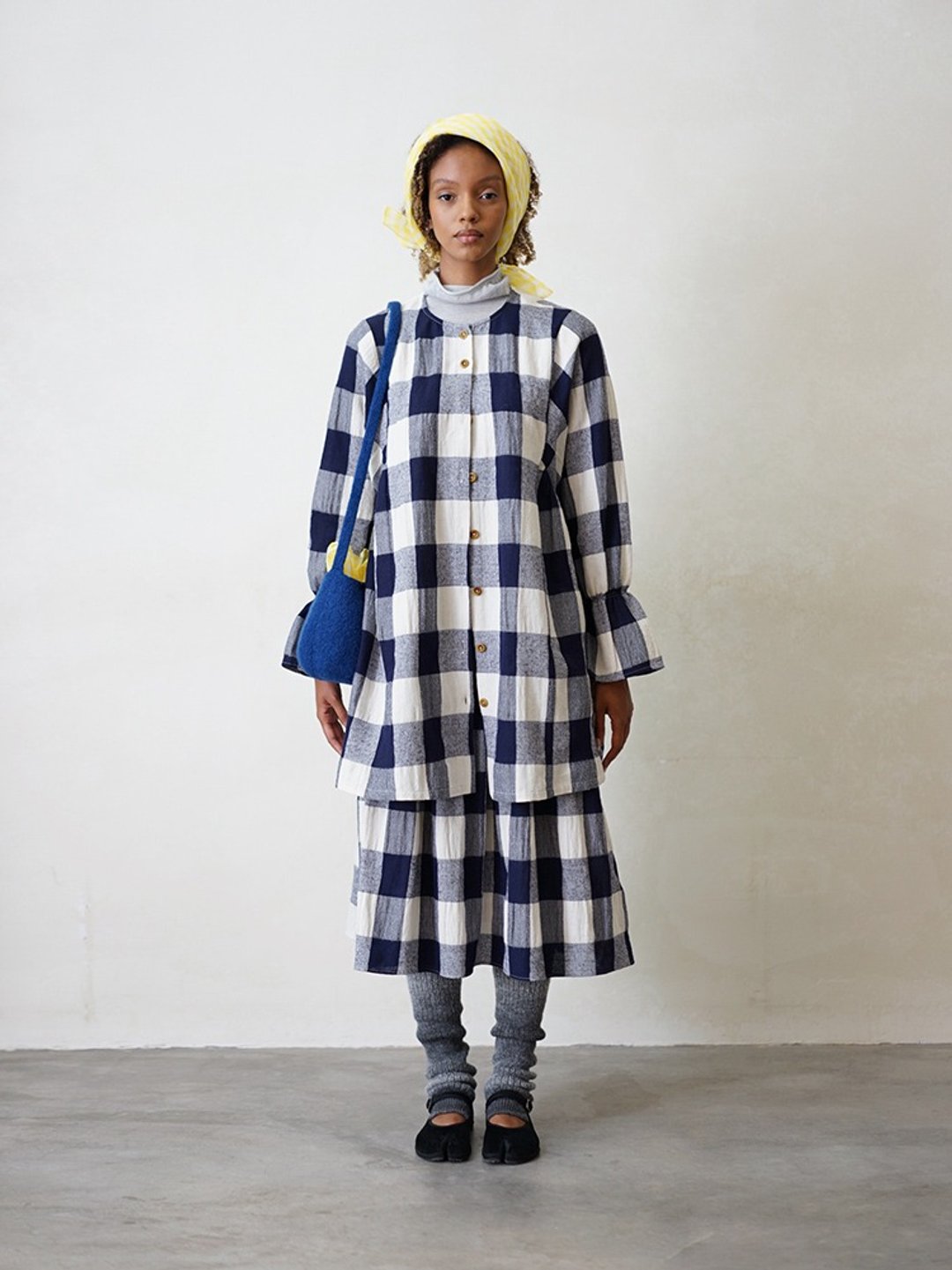 Wool Checked Skirt - 裙子 - 羊毛 多色