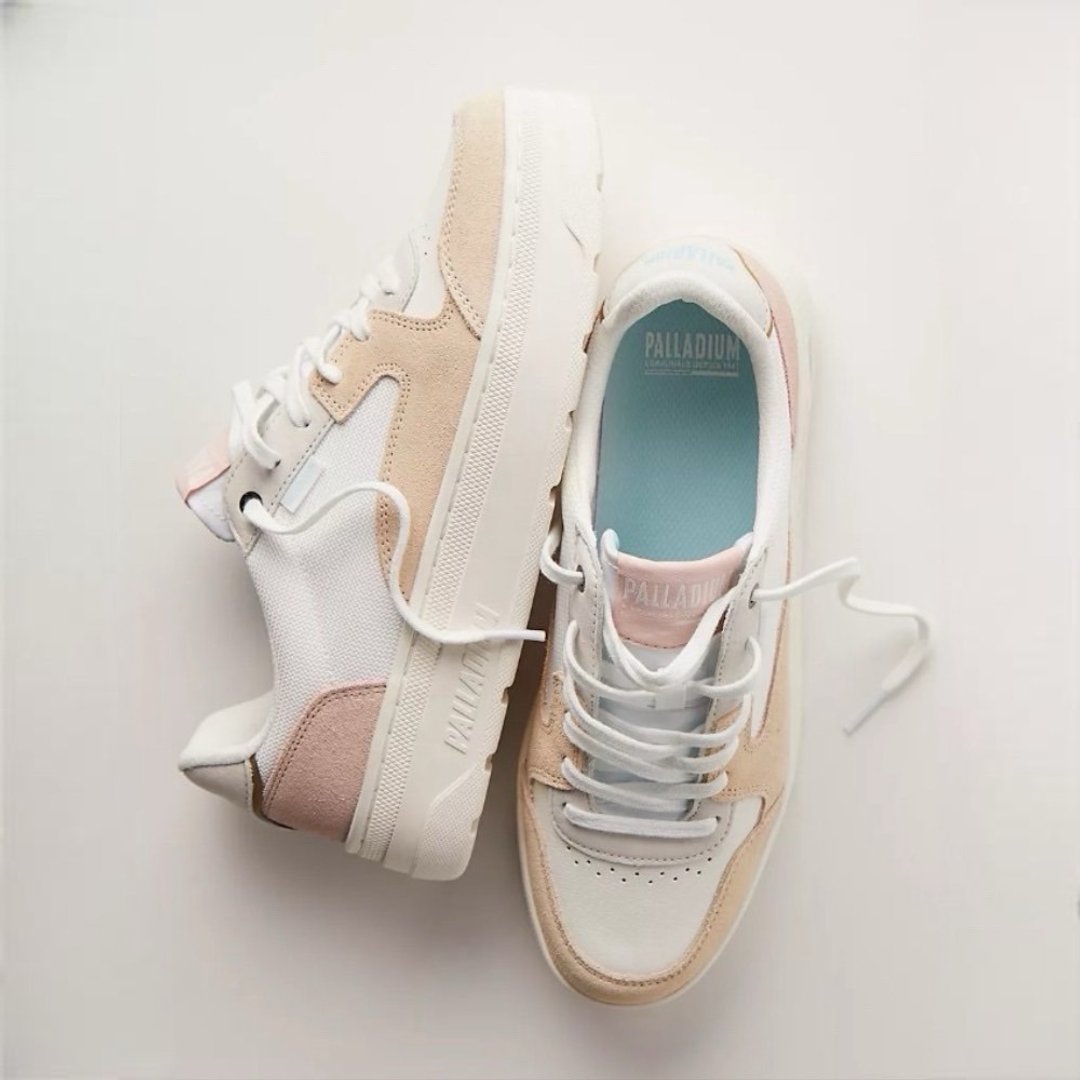 PALLADIUM PALLASPHALT 拼接彩色厚底帆布鞋 98874 - 女款休闲鞋 - 其他材质 