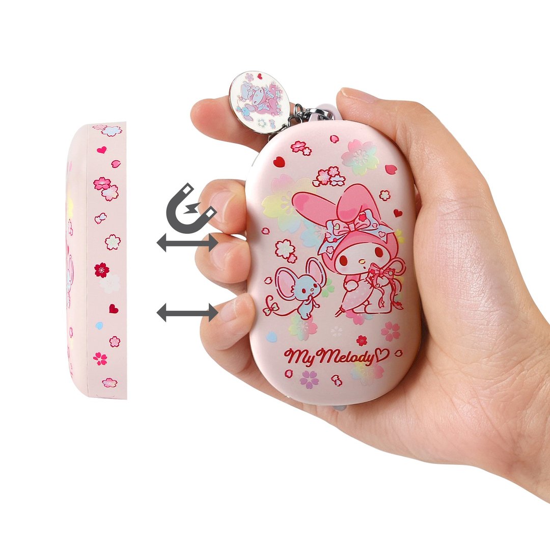 4000mAh磁吸分体暖手器+强光电筒 - My Melody - 其他 - 塑料 粉红色