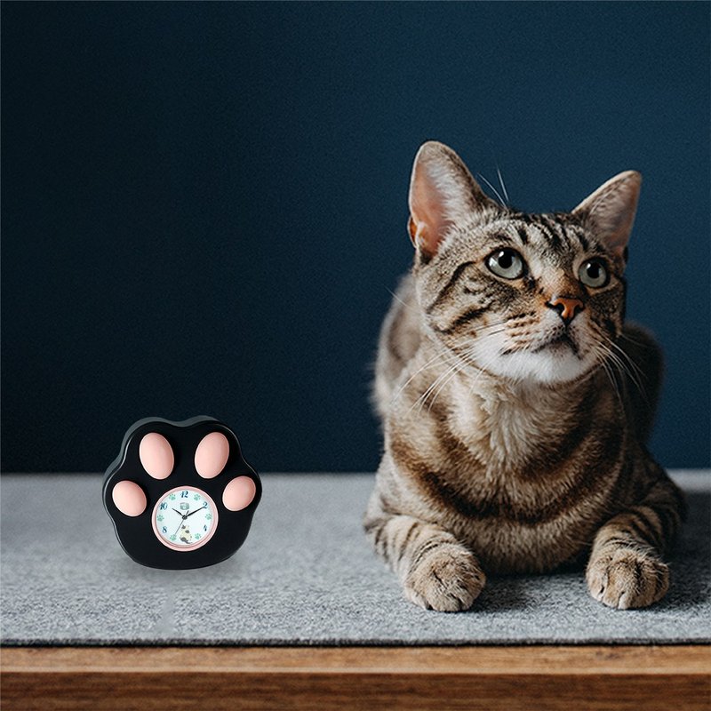 【迷你小座钟】猫掌-暗影 - 时钟/闹钟 - 树脂 