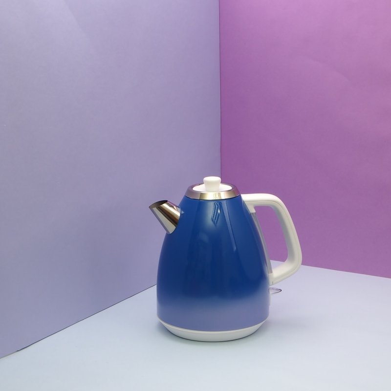 时尚不锈钢无线1.7公升快煮水壶 - 星空紫 (渐变粉紫蓝色) - 水瓶/水壶 - 不锈钢 紫色