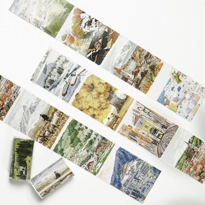 远行天边 PET纸胶带 和纸胶带 5米卷 - 纸胶带 - 纸 多色