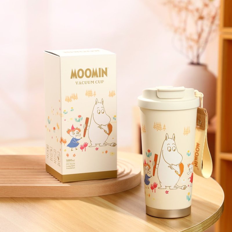 moomin 真空保温杯 580ml - 保温瓶/保温杯 - 棉．麻 