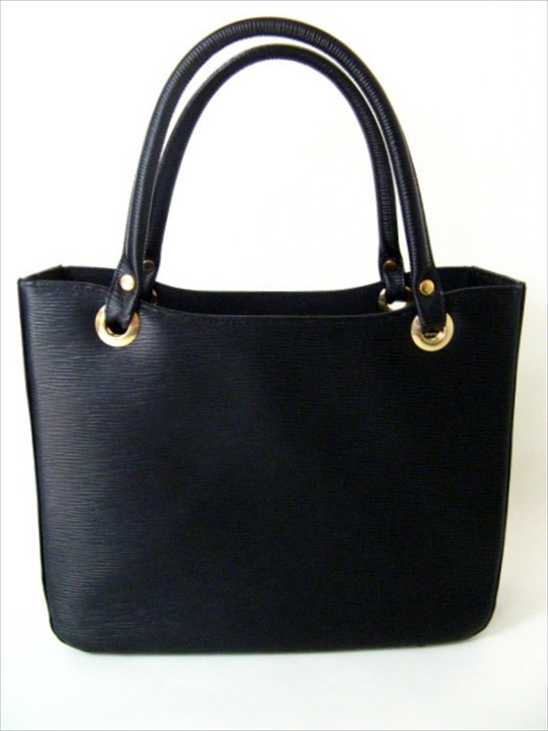 Wave handbag - 手提包/手提袋 - 真皮 黑色
