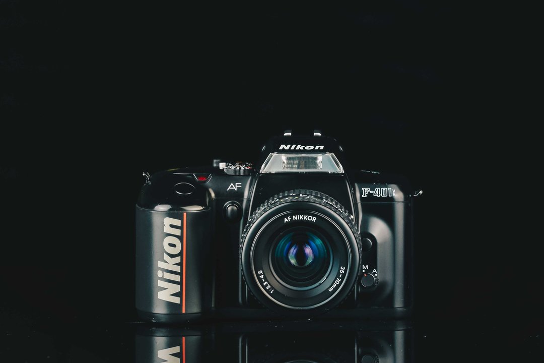 NIKON F-401X+NIKKOR AF 35-70mm F=3.3-4.5 #4794 #135底片相机 - 相机 - 其他金属 黑色