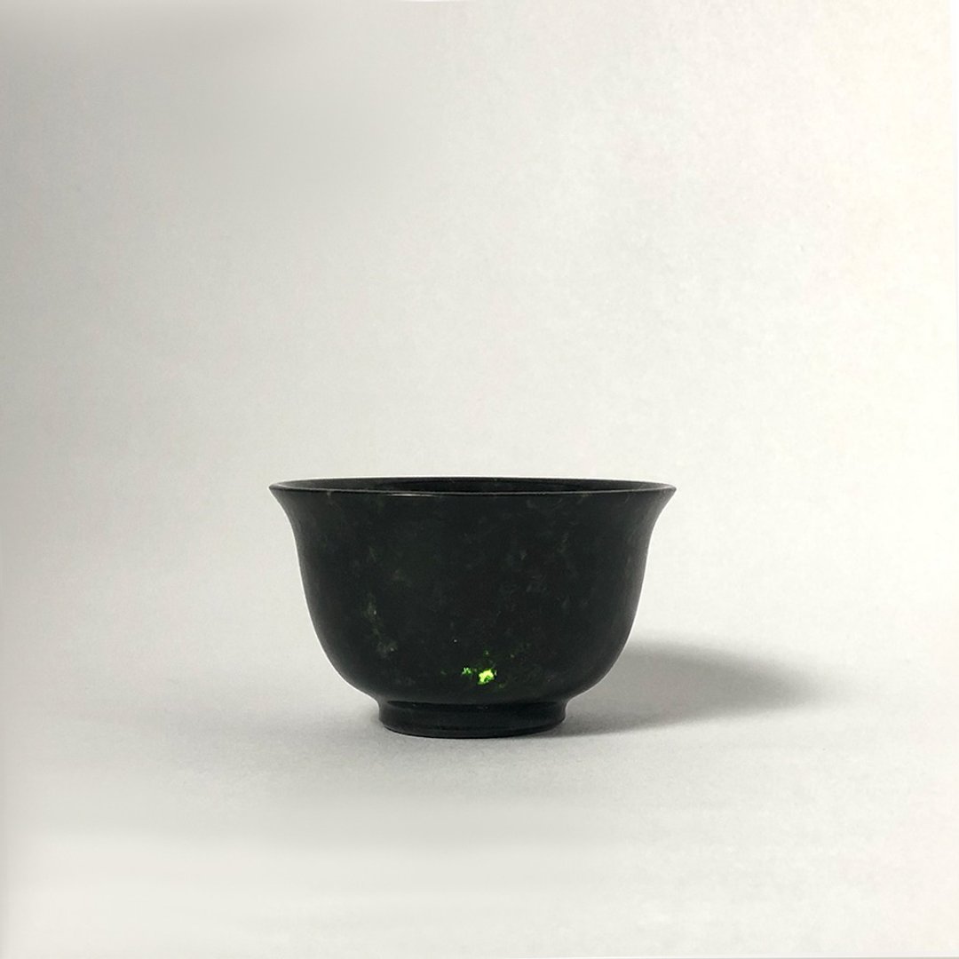 【ARTFINITY大艺石代】墨玉 茶杯 - 茶具/茶杯 - 玉石 黑色