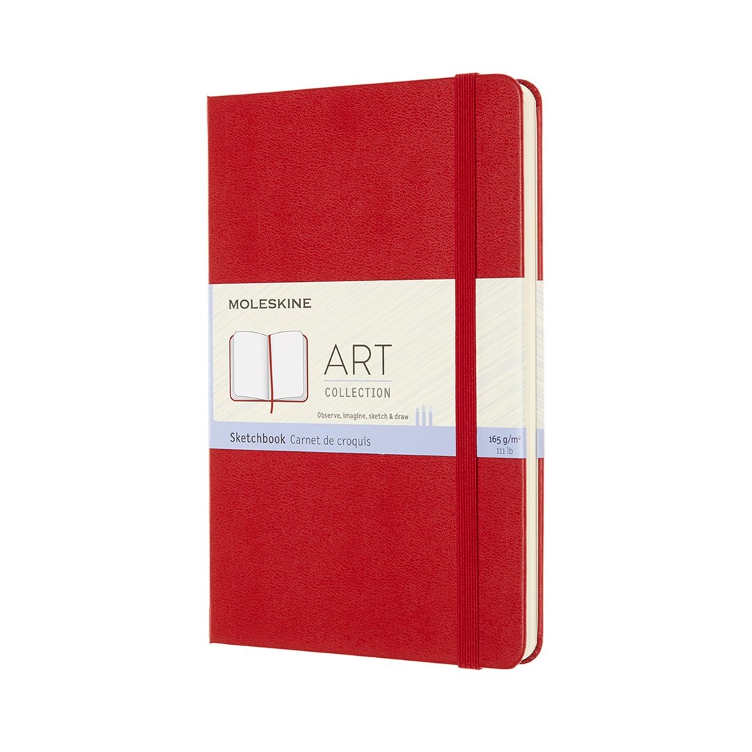 _勿上架_MOLESKINE 艺术系列素描本 M型 红 - 笔记本/手帐 - 纸 红色