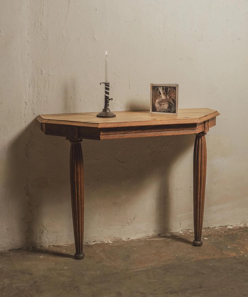 19世纪边角桌 - 餐桌/书桌 - 木头 