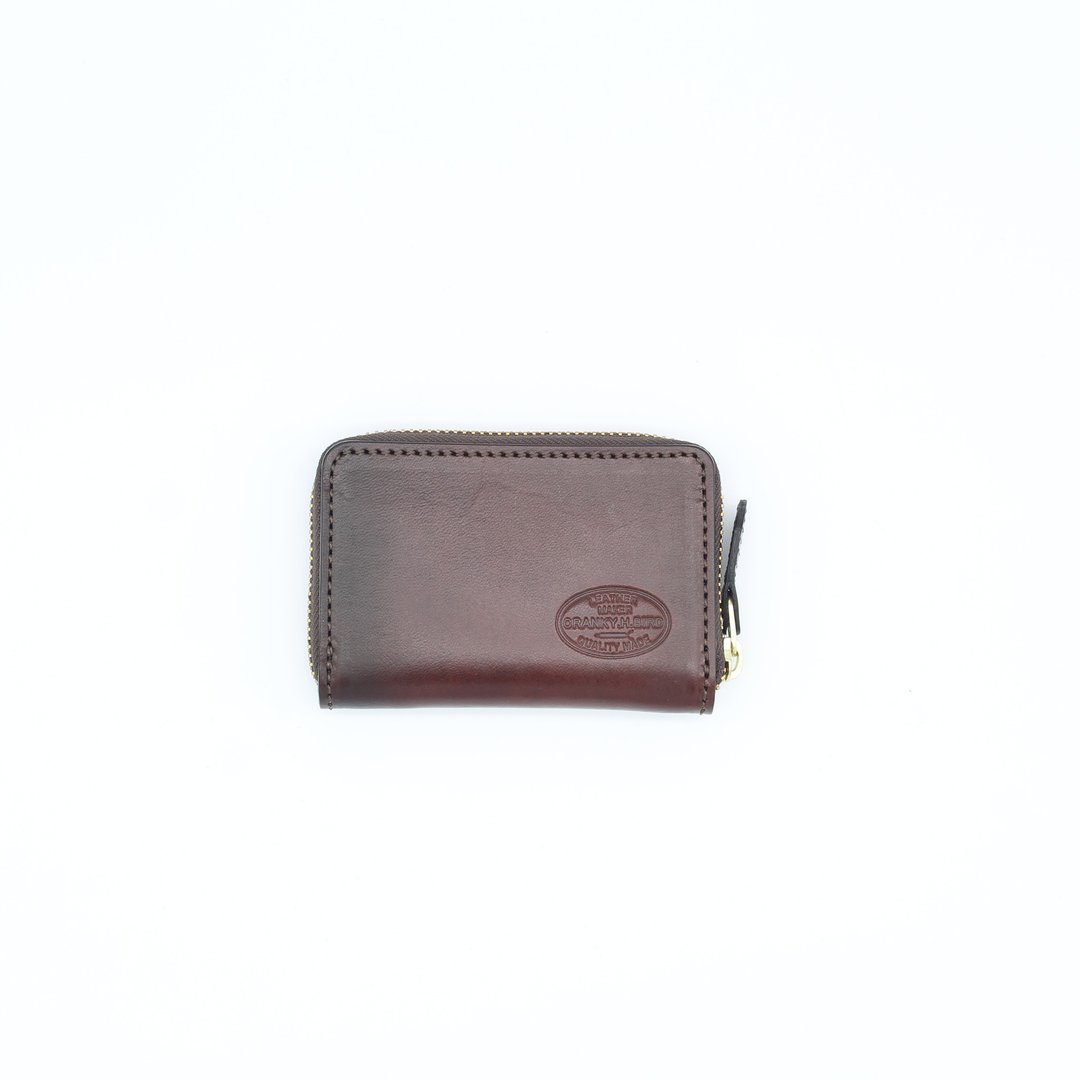 mini wallet GRAND MULTI(Brown) multi case card coin Made in JAPAN - 皮夹/钱包 - 真皮 咖啡色