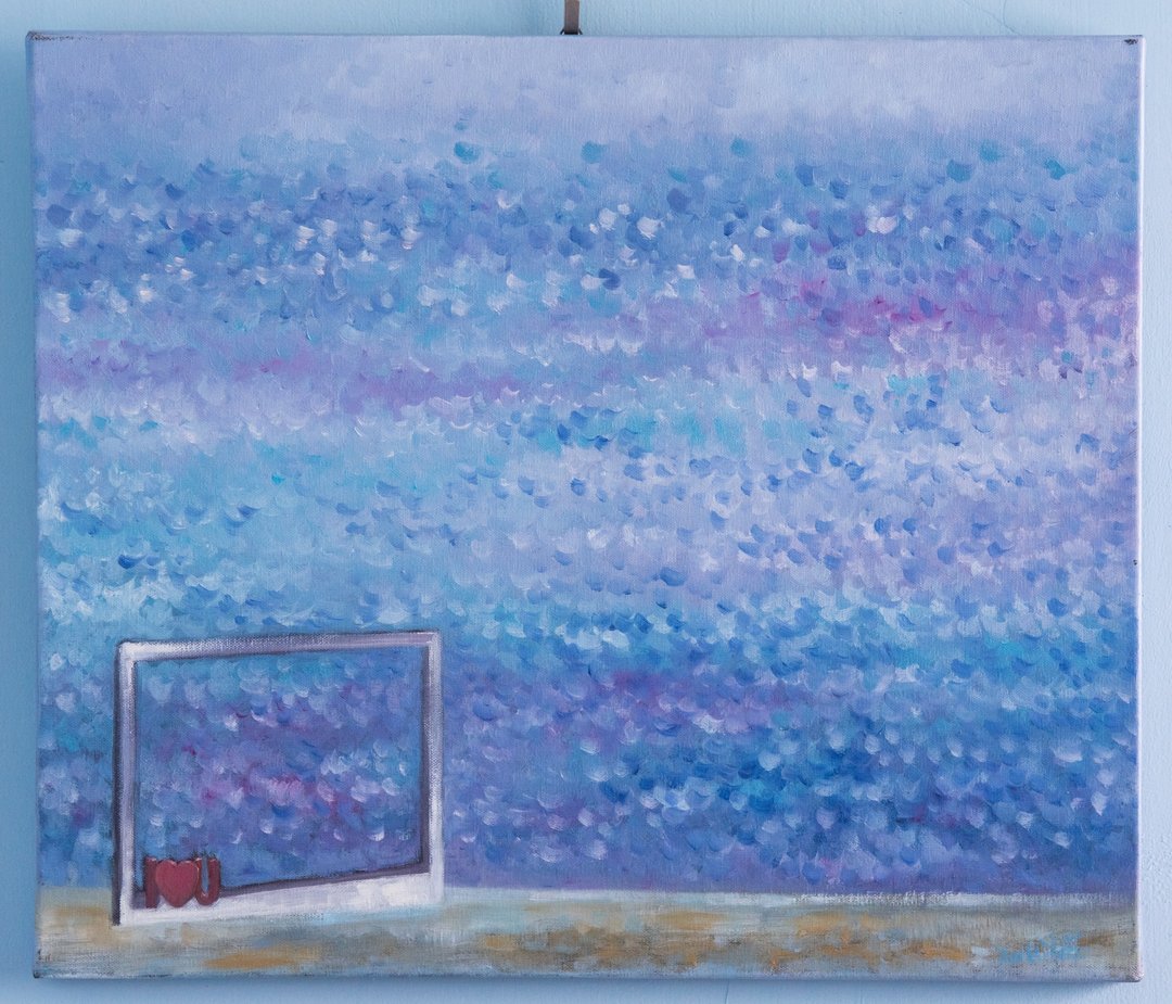 蔡淑茹油画创作 我love大海 - 海报/装饰画/版画 - 防水材质 