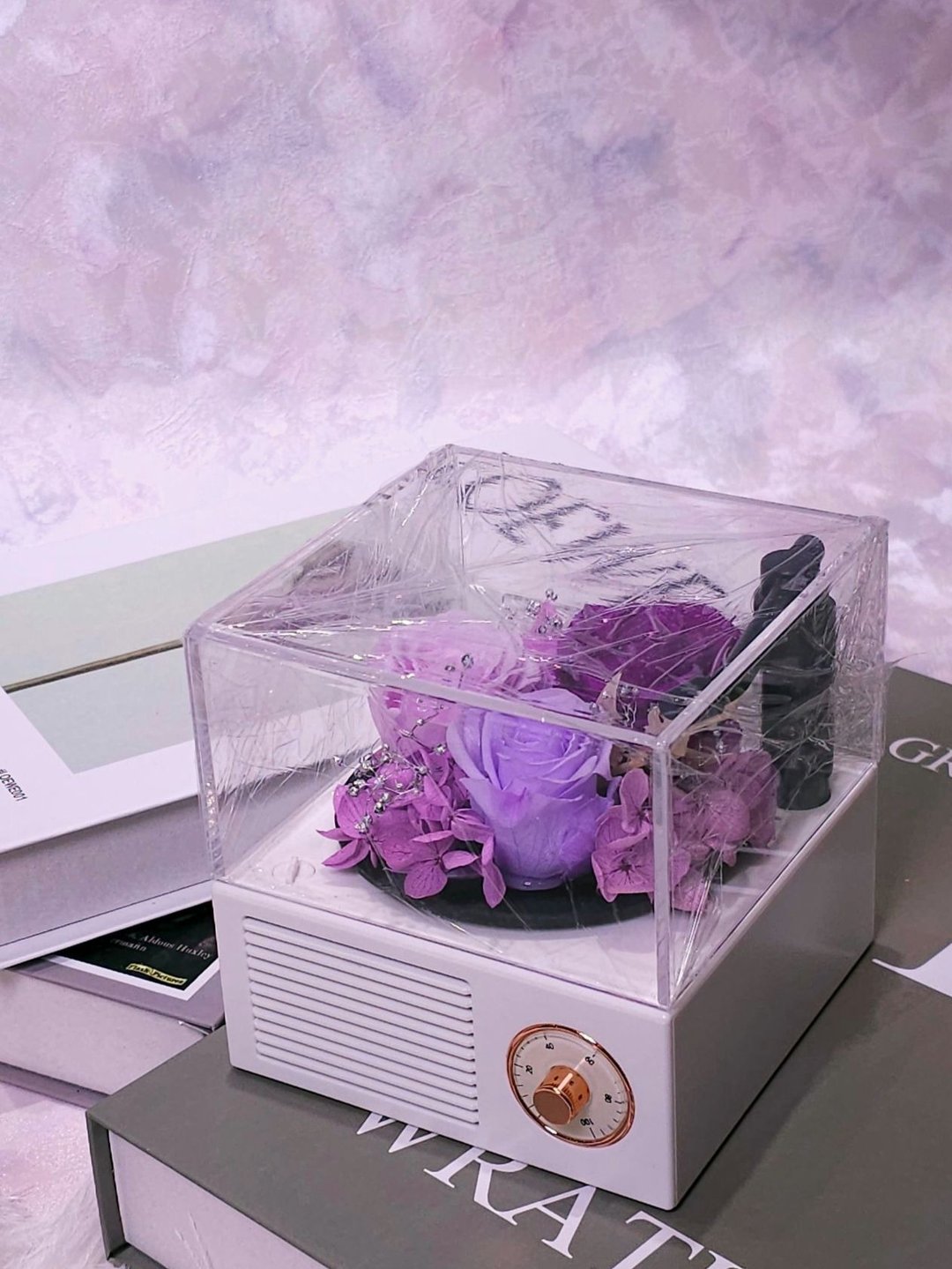 永生花蓝牙音响 3C产品 实用 生日礼物 - 干燥花/捧花 - 植物．花 