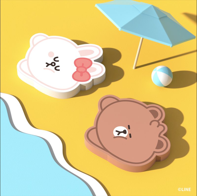 LINE FRIENDS MEETS thecoopidea 10W 无线充电板 | MINI CONY - 手机充电及周边 - 其他材质 