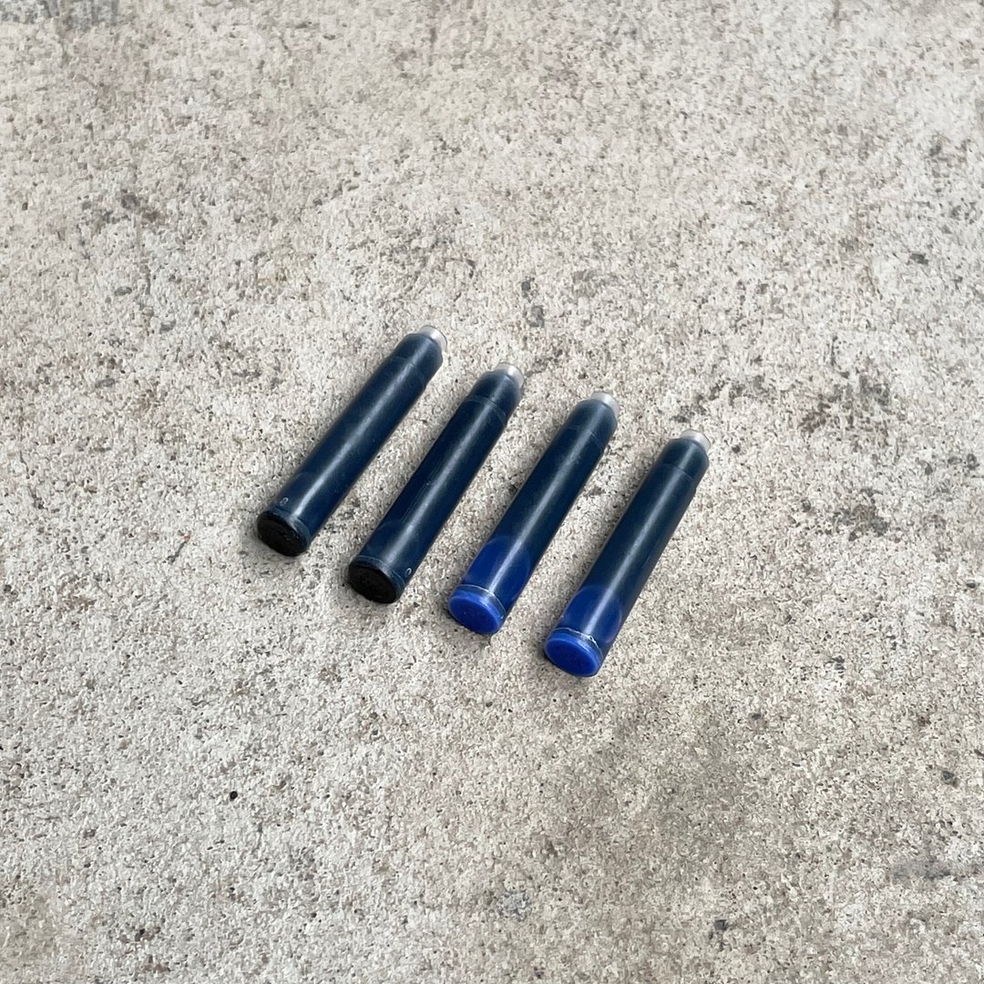 卡式墨水【一组6入】磁吸-原木六角钢笔适用 - 墨水 - 其他材质 黑色
