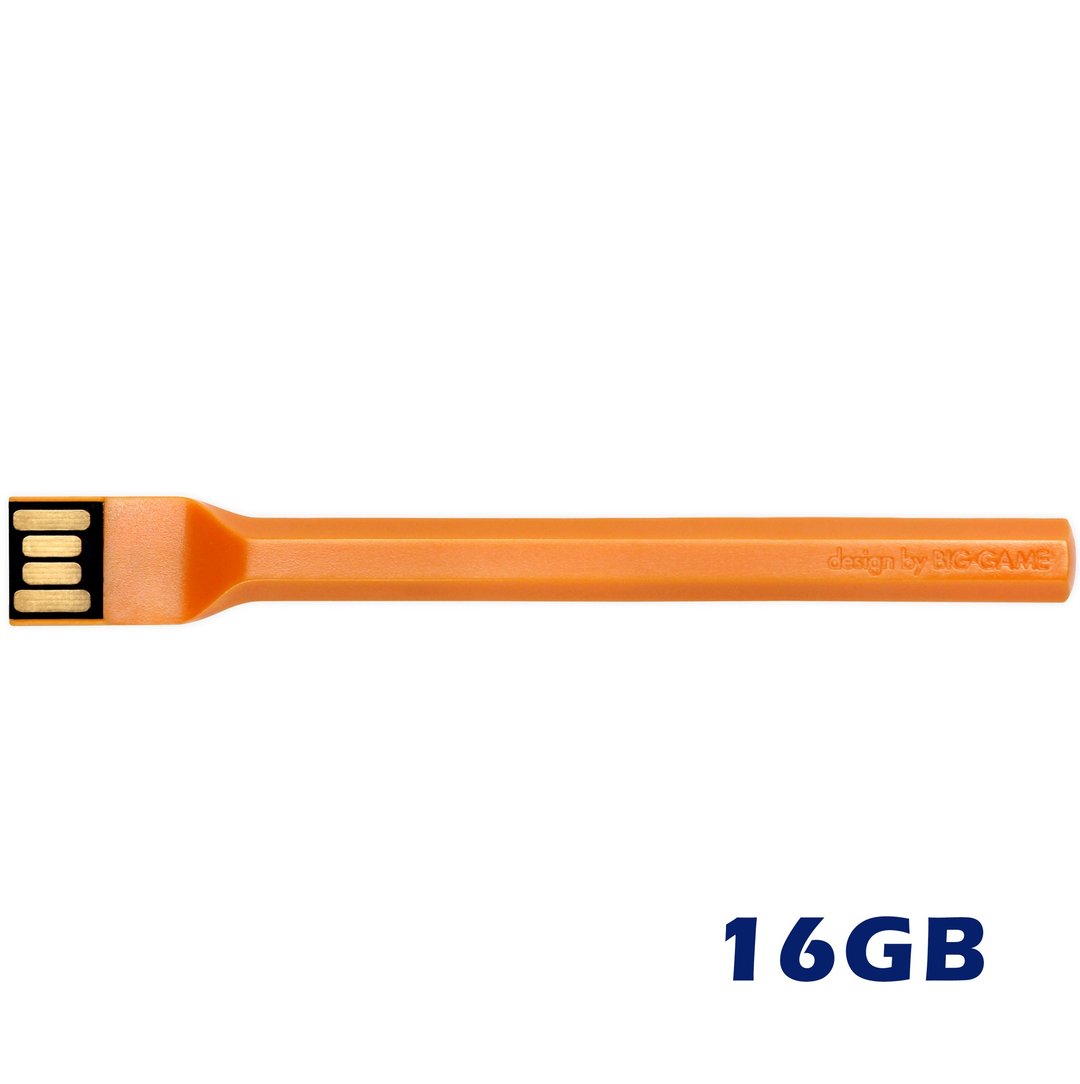 BIG-GAME PEN 16GB USB 记忆棒 随身碟 (橙色) - U盘 - 塑料 橘色
