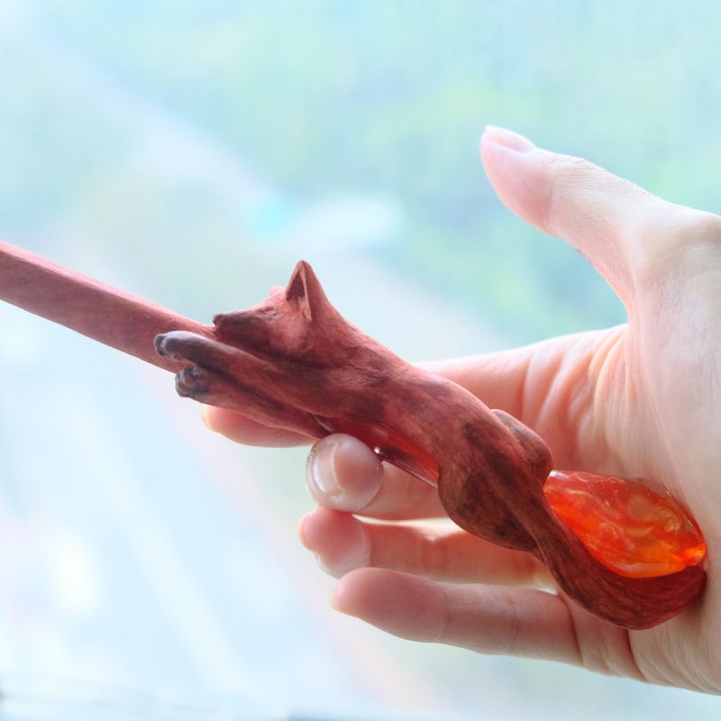 Yoyo 定制的狐狸魔杖【Fantastic Beast Fox Wand】 - 摆饰 - 粘土 咖啡色