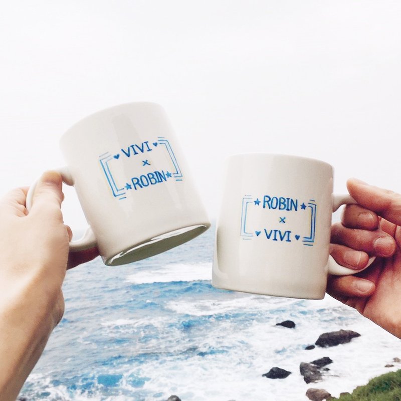 1+1组合/定制化名字/情人.闺密/马克杯对杯 - 咖啡杯/马克杯 - 瓷 