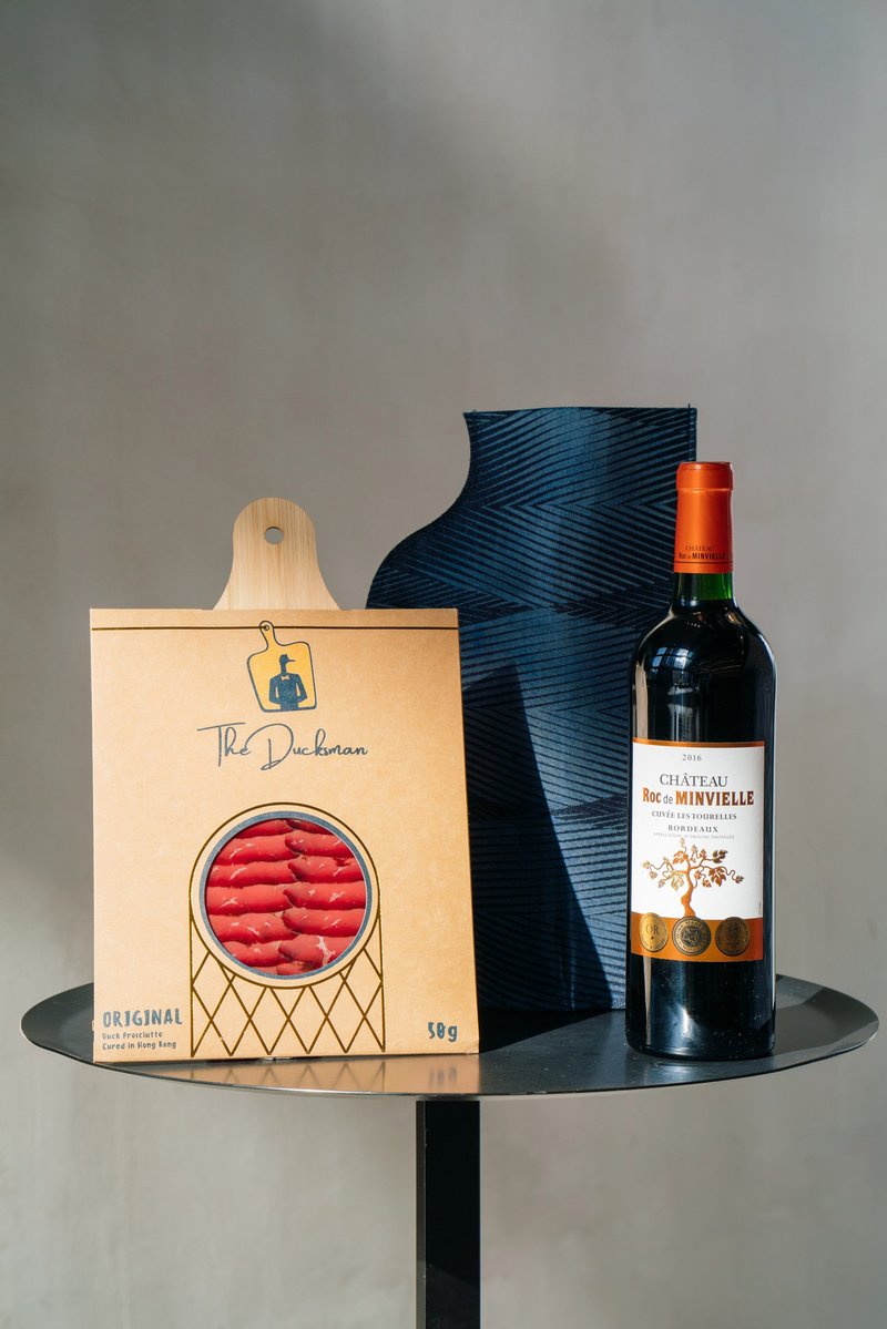 【自取限定套装】母亲节环保牛仔布花樽 X The Ducksman 套装 - 其他 - 其他材质 蓝色