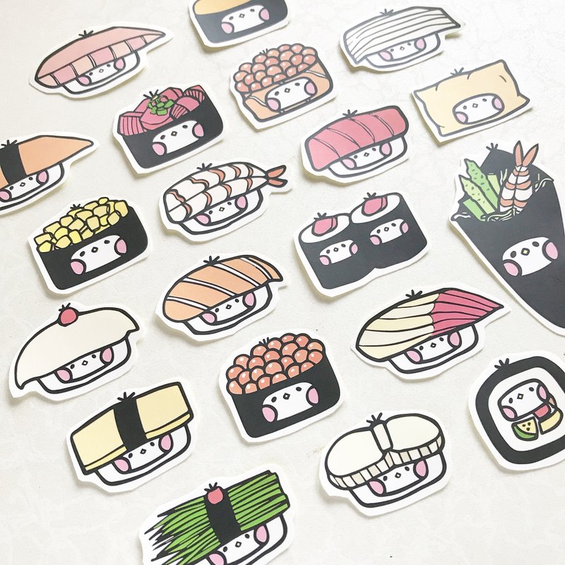 贴纸 寿司籽 - 贴纸 - 纸 