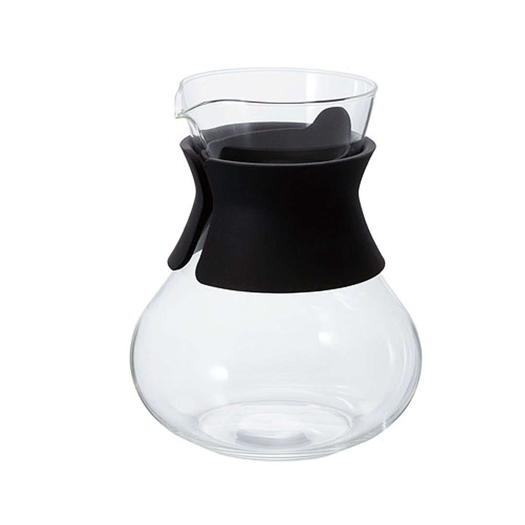 HARIO 黑色滤泡茶壶/TDC-50-B - 茶具/茶杯 - 玻璃 透明