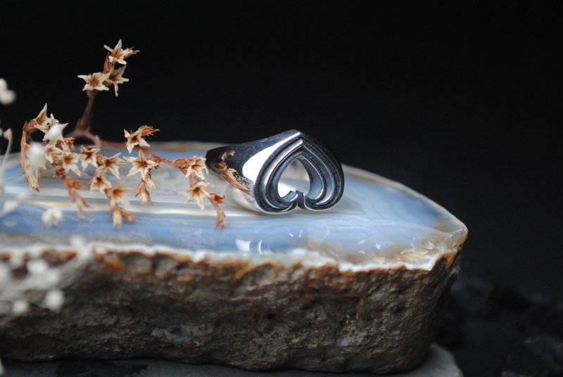 Artdeco /手作银饰/戒指/基本款s - 戒指 - 纯银 银色