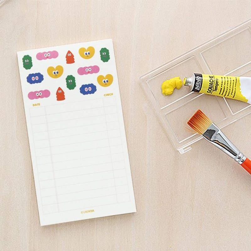 Livework-SomSom待办事项清单-涂鸦,LWK33660 - 便条纸/标签贴 - 纸 多色
