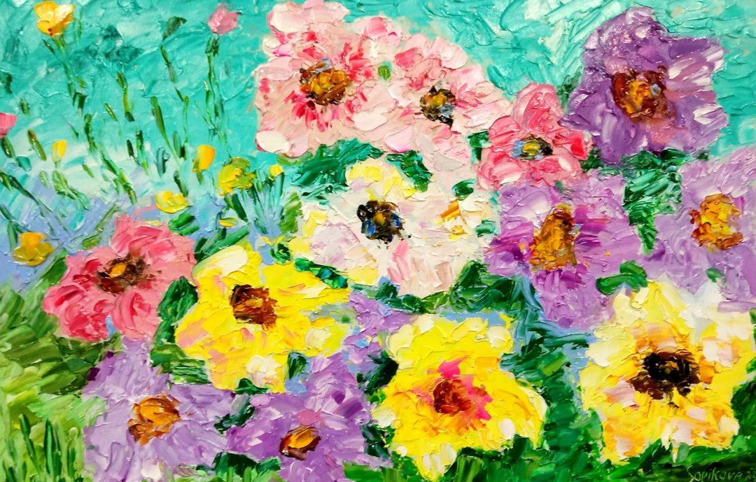 Original author's oil painting Tapestry 4 - 墙贴/壁贴 - 其他材质 黄色