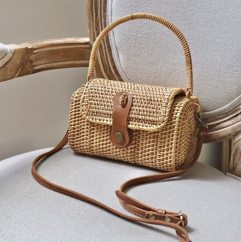 越南藤编包 - 手提包/手提袋 - 其他材质 