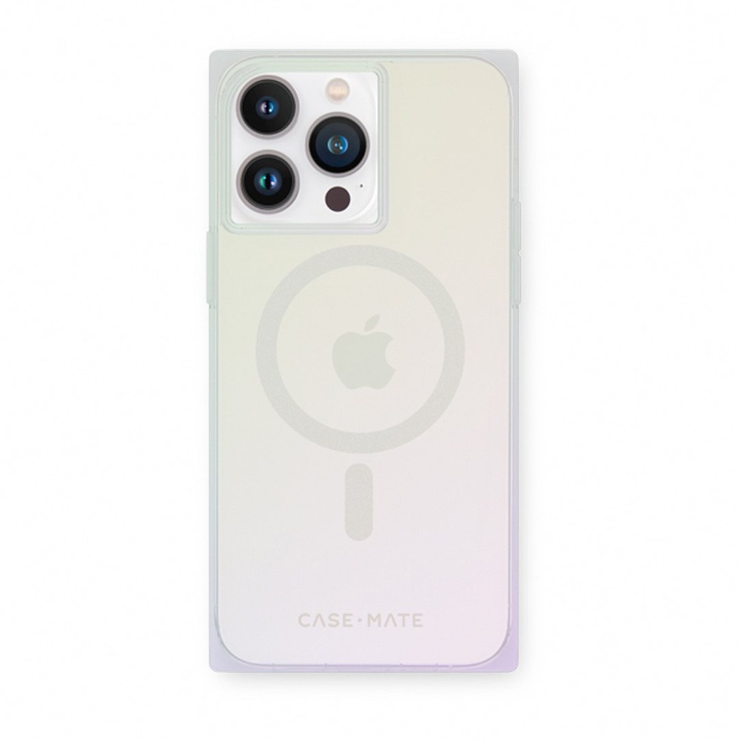 CASE-MATE iPhone 15系列 Blox 精品防摔超方壳MagSafe-渐层彩虹 - 手机壳/手机套 - 其他材质 