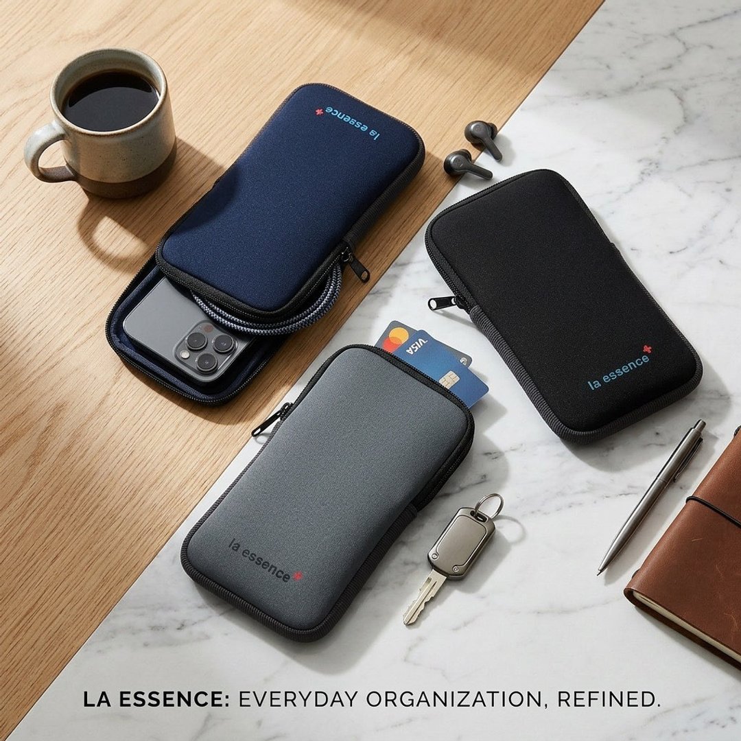 la essence台湾精品 LE-9805XL / 6-7寸大手机包 相机袋 潜水衣布 - 手机壳/手机套 - 防水材质 