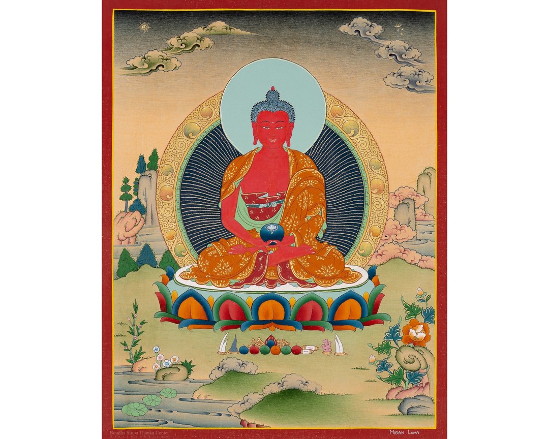 阿弥陀佛唐卡画 - 墙贴/壁贴 - 其他材质 多色