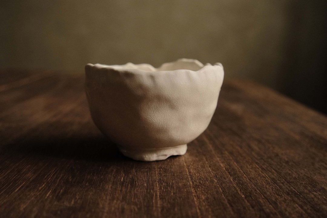 和煦・琉璃・茶碗 1 - 茶具/茶杯 - 陶 白色