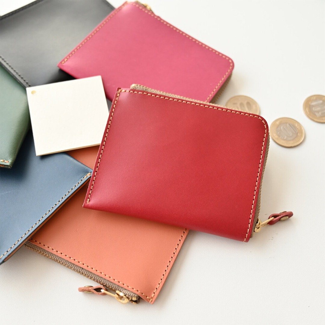 Genuine Leather Coin Case [Italian Leather] Birthday Gift Present Leather Genuine Leather Leisure Outdoor Blue Men's Father's Day DE04M - 零钱包 - 真皮 红色