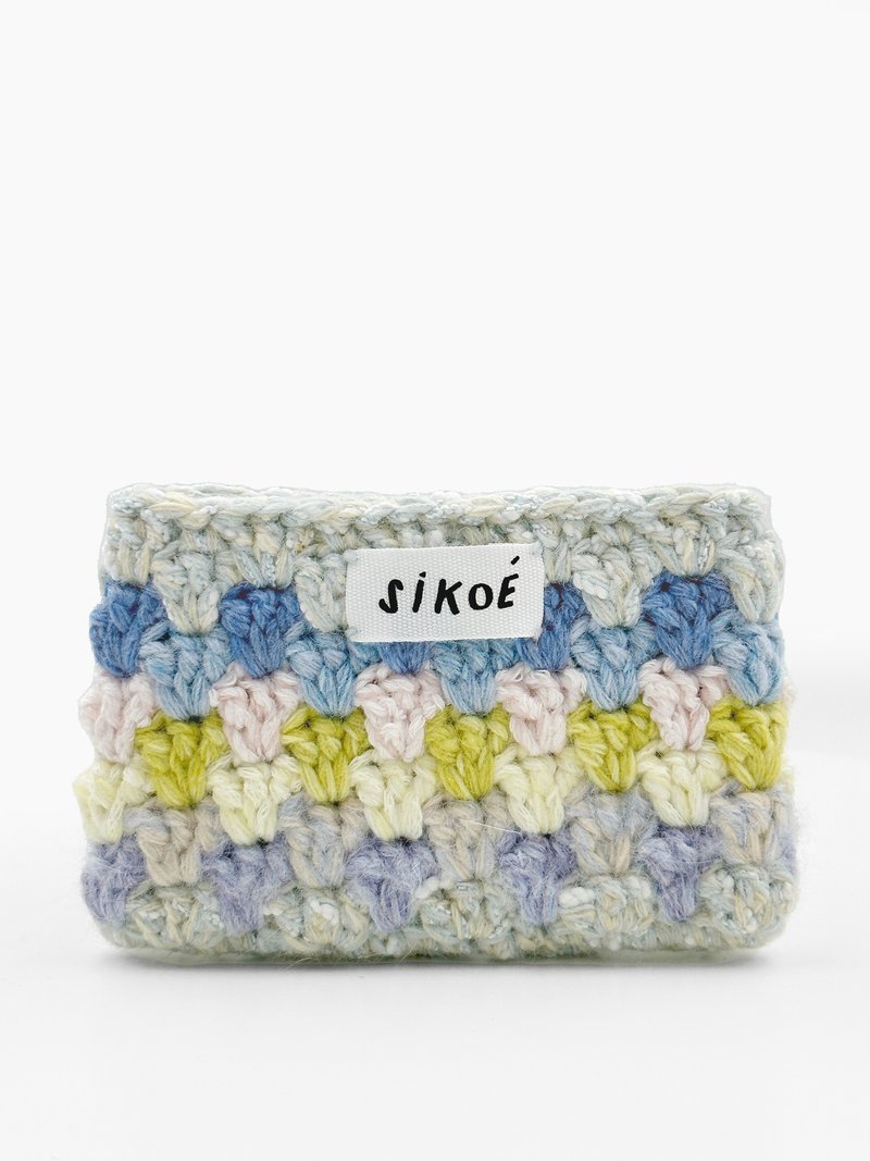 Palette Card Holder _Summer Evening A - 名片夹/名片盒 - 绣线 多色