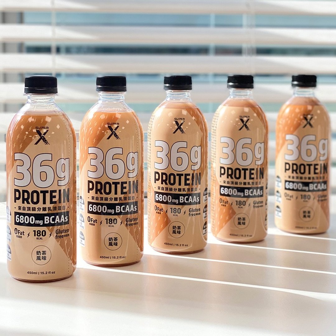 Super X  顶级分离乳清蛋白饮 Plus  450ml/瓶 - 其他 - 浓缩/萃取物 多色