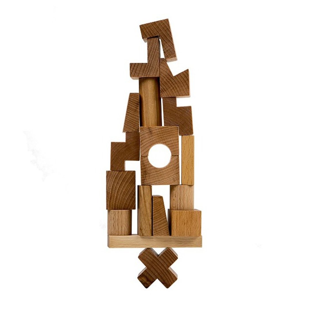 Wooden Story - 益智堆叠积木组 - Natural - 玩具/玩偶 - 木头 