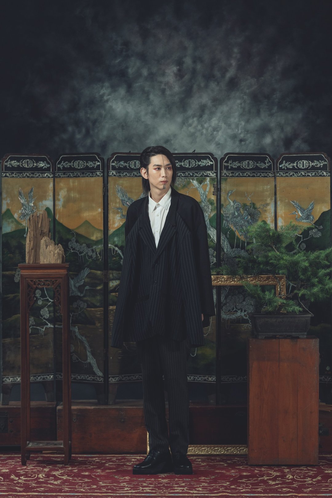 解构西装外套(201J03) - 男装外套 - 羊毛 黑色