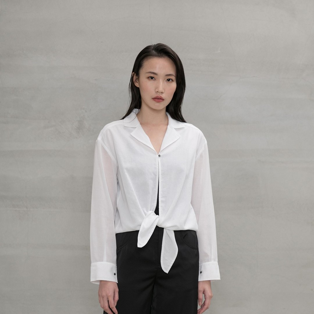 直言不讳男友风衬衫 Plainspoken Boyfriend Shirt T309 - 女装上衣 - 棉．麻 多色