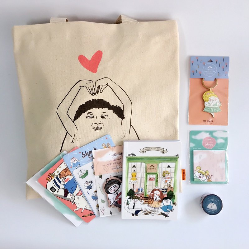 Goody Bag - 蛋定的福袋 - 卡片/明信片 - 纸 白色