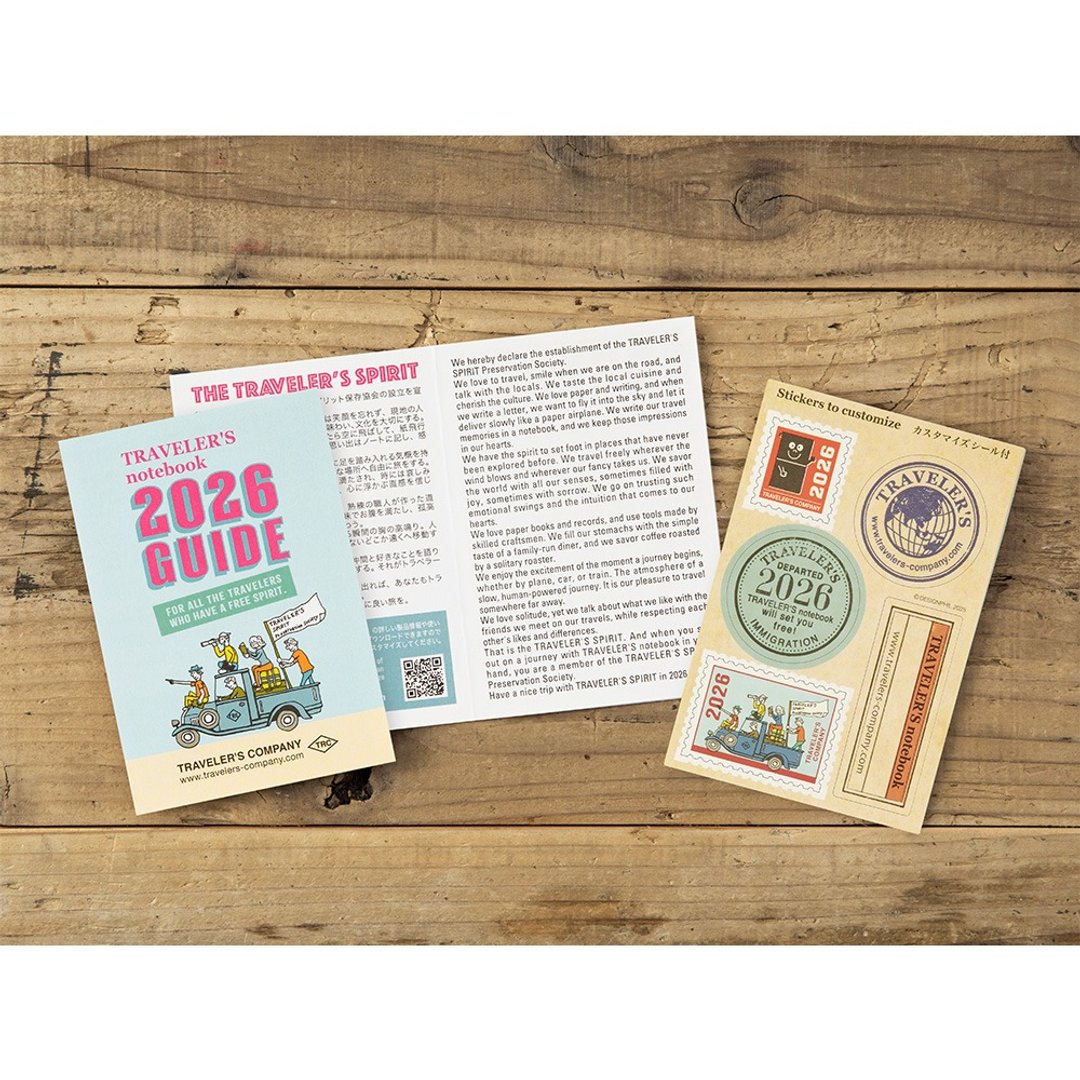 Traveler's Notebook 2026 PA 月间手帐 补充包 - 笔记本/手帐 - 纸 