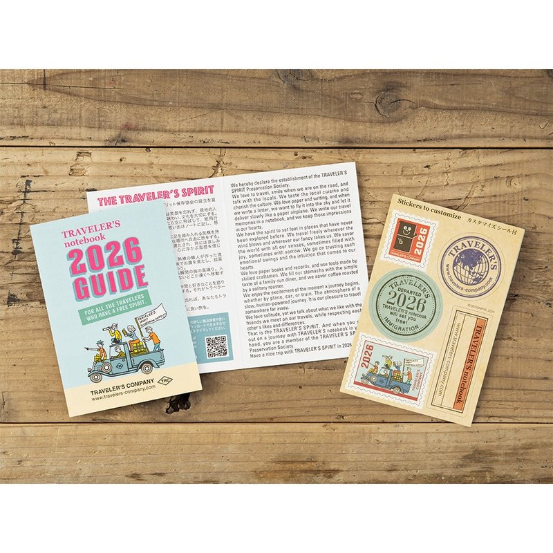 Traveler's Notebook 2026 PA 月间手帐 补充包 - 笔记本/手帐 - 纸 
