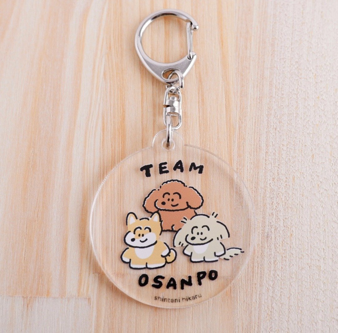 TEAM OSANPO 压克力钥匙圈 - 钥匙链/钥匙包 - 塑料 
