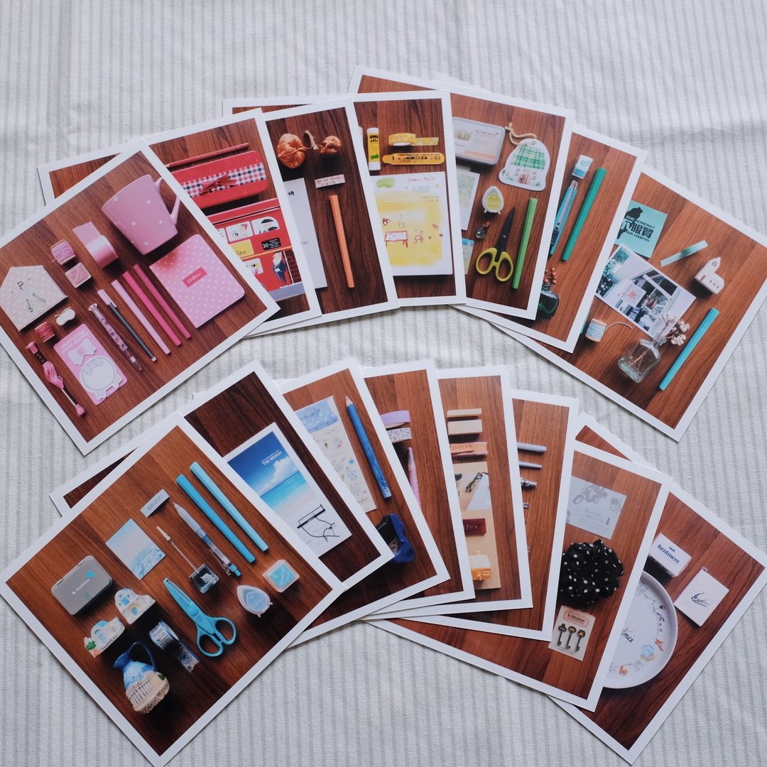 Page色彩文具杂货小物写真组 - 摄影集 - 纸 多色