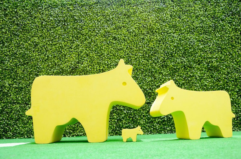 立体动物家具 - 台湾黄牛(耐重100KG) - 儿童家具 - 其他材质 黄色